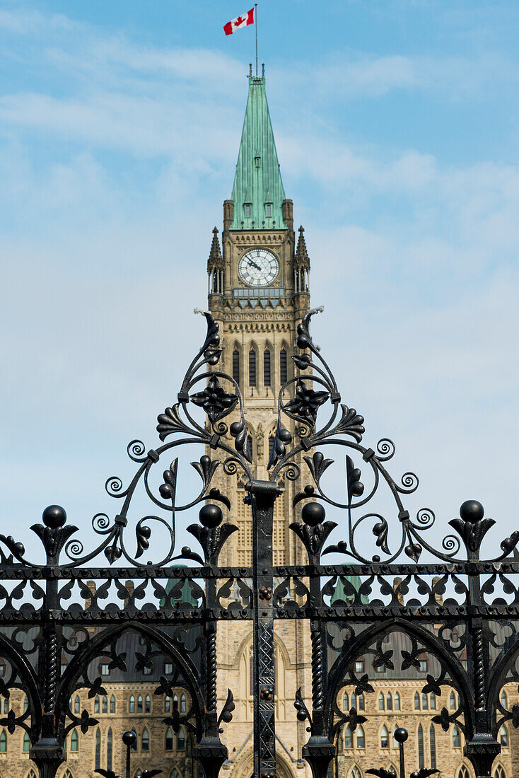 'Peace Tower on Parliament Hill; Ottawa, Ontario, Canada'