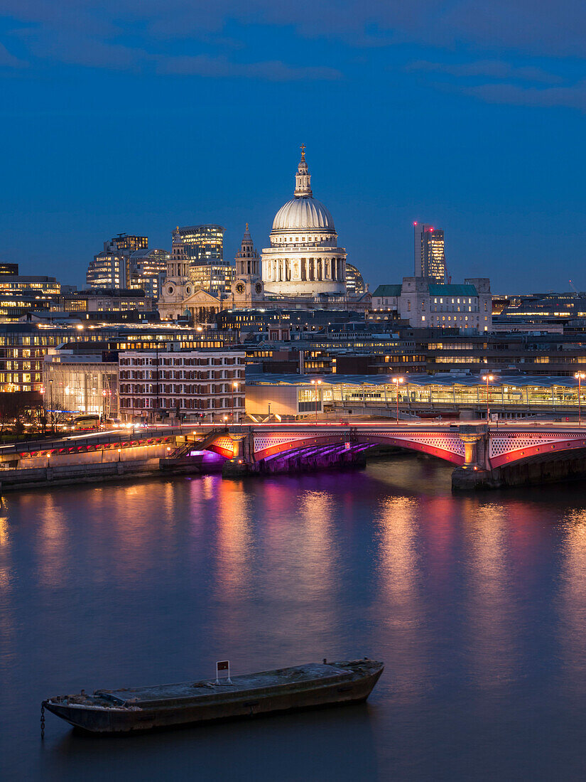 'St. Paul's Cathedral and Blackfriars; London, England'
