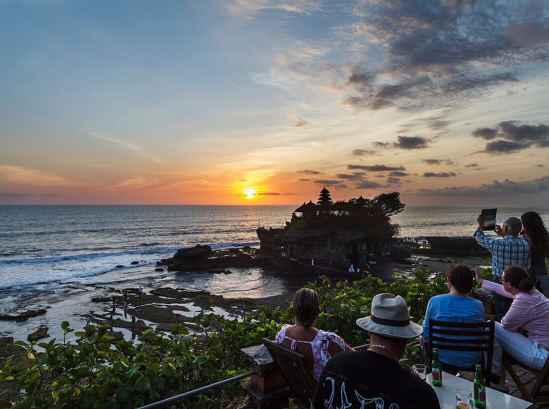 Tanah Lot Temple at sunset, Bali, Indonesia