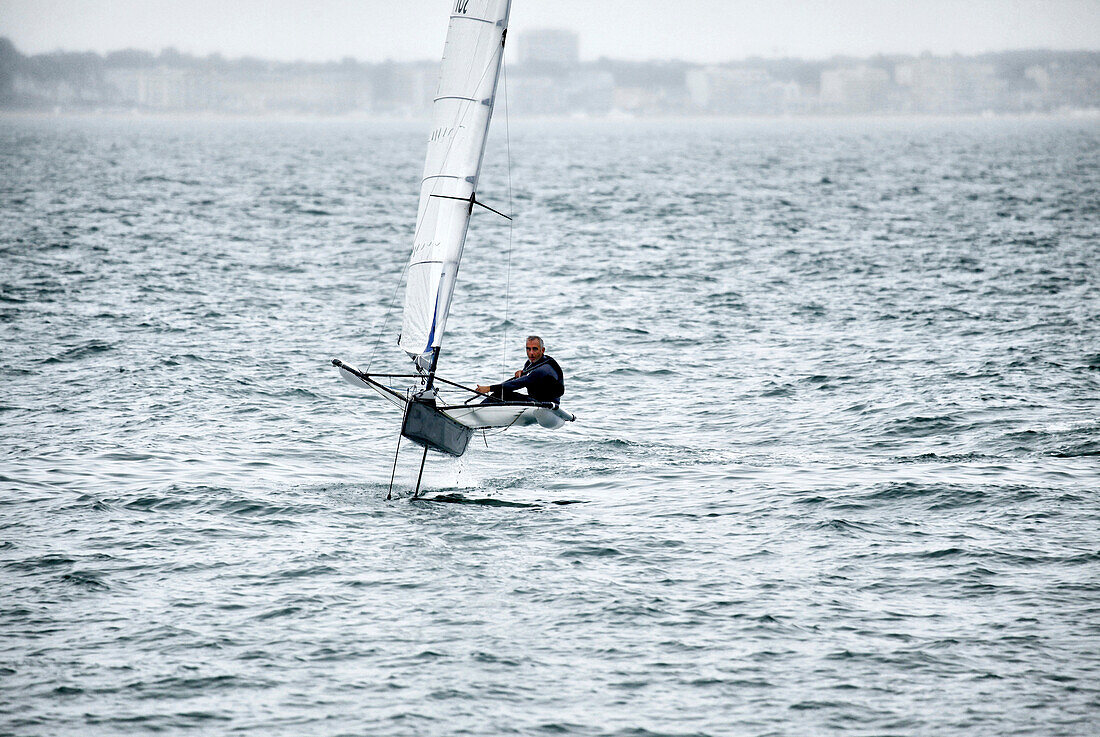 The legendary French multihull specialists, Loick Peyron at home.