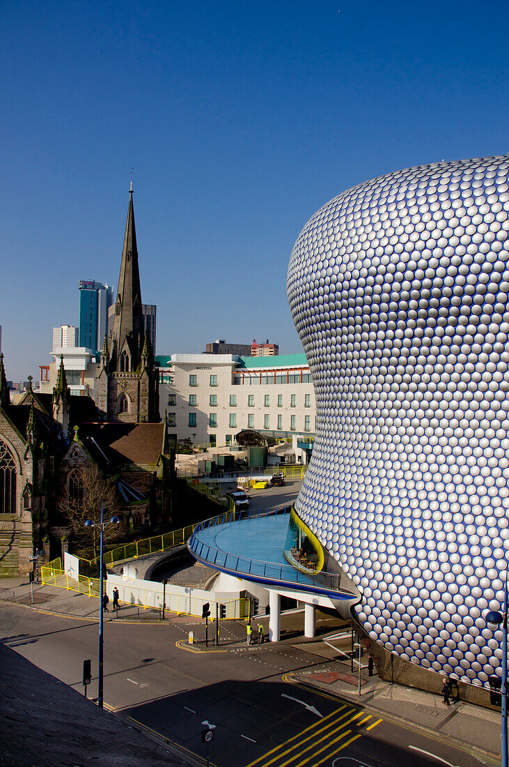 Uk, England, Birmingham Selfridges Skyline Daytime.