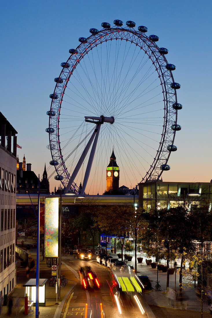 Uk, England, London, Houses Of Parliament, Westminster, Dusk