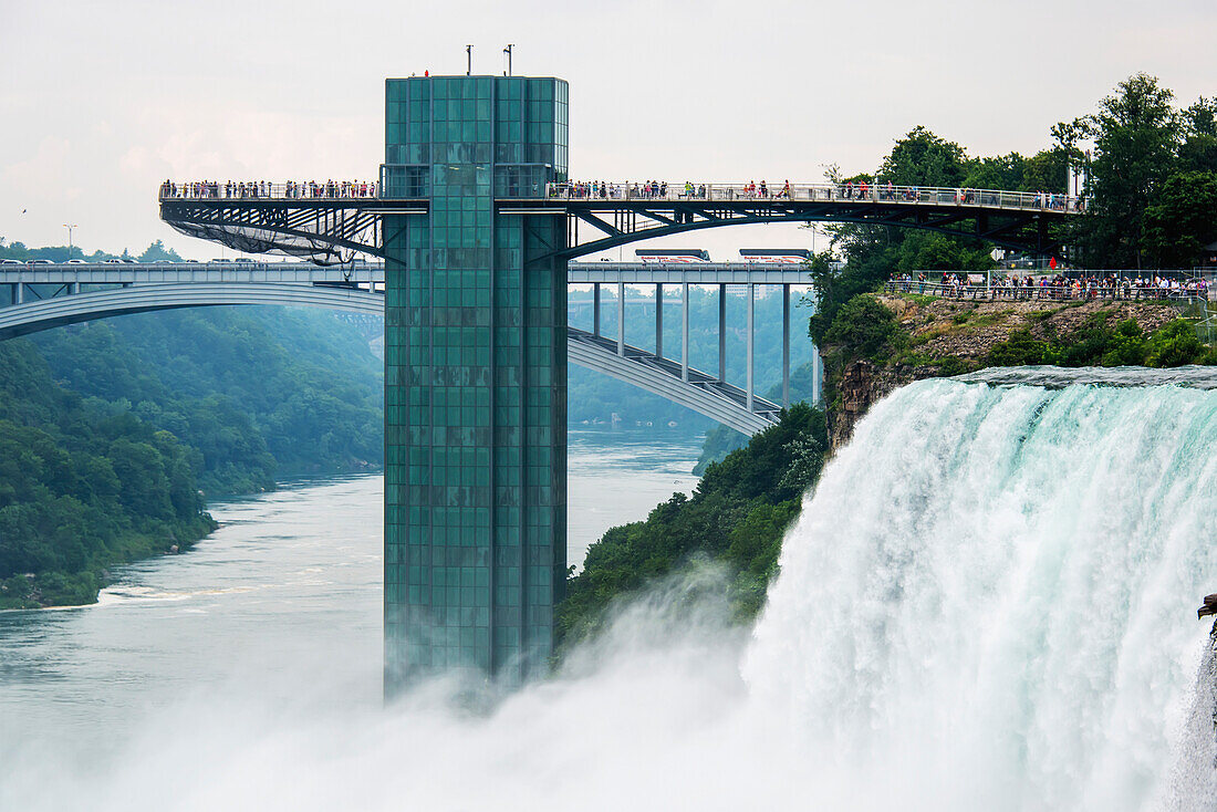 'Sightseeing at Niagara Falls; Niagara Falls, New York, United States of America'