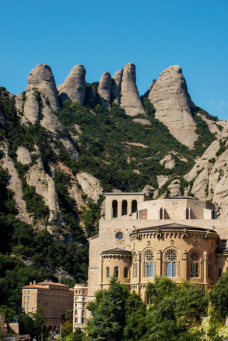 'Benedictine Abbey; Montserrat, Catalonia, Spain'