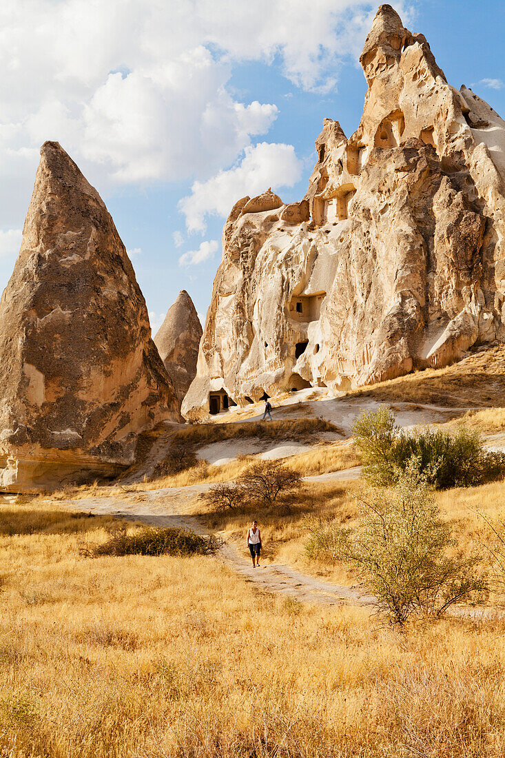 'Fairy Chimneys in Rose Valley; Cappadocia, Turkey'