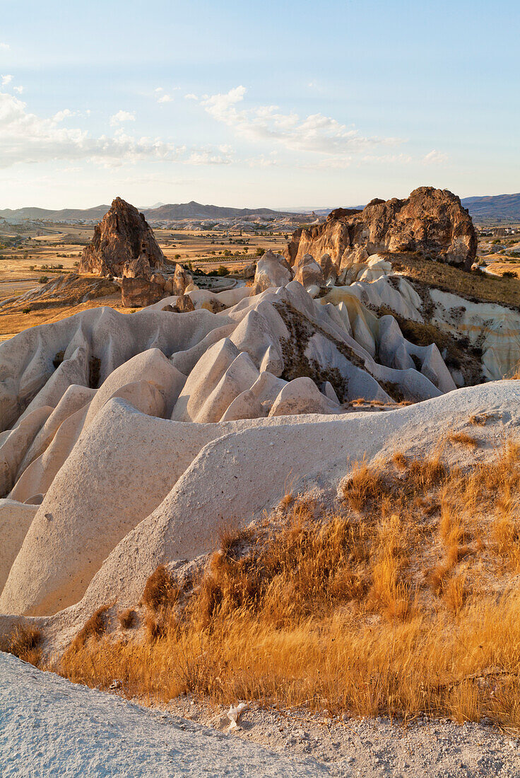 'Rugged landscape of Rose Valley; Cappadocia, Turkey'