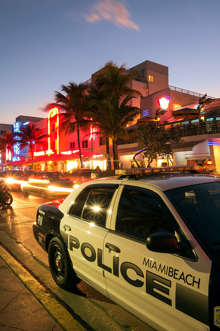 Art Deco District, Ocean Drive, South Beach, Miami Beach, Florida, United States of America, North America.