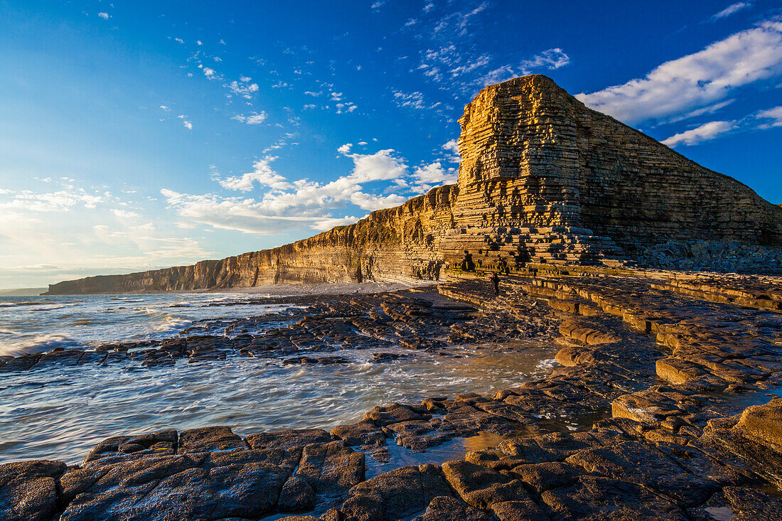 Nash Point, Vale of Glamorgan, Wales, United Kingdom, Europe