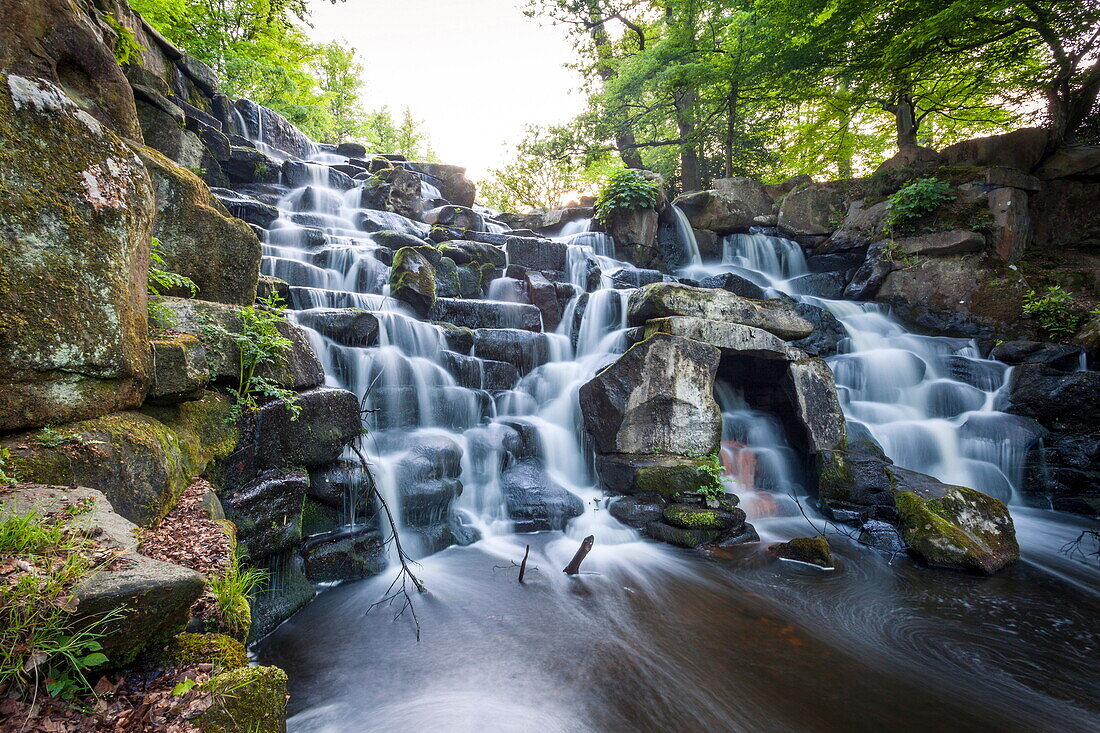 The Cascades, Virginia Water, Surrey, England, UK, Europe