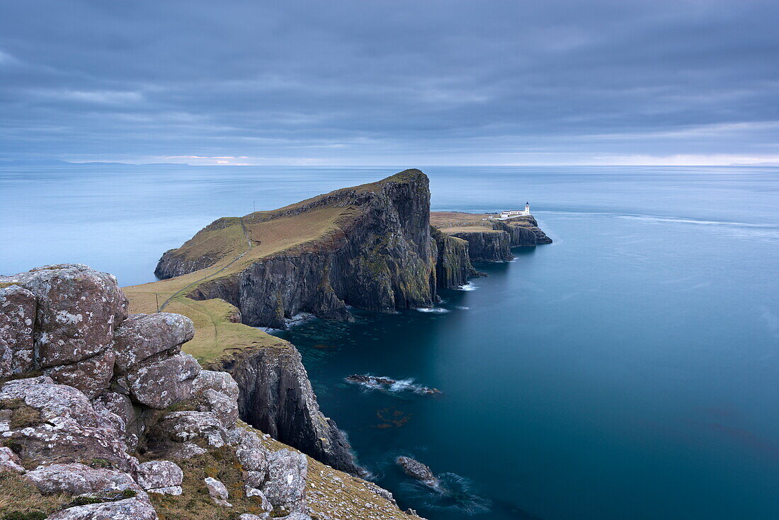 Neist Point, the most westerly point on the Isle of Skye, Inner Hebrides, Scotland, United Kingdom, Europe