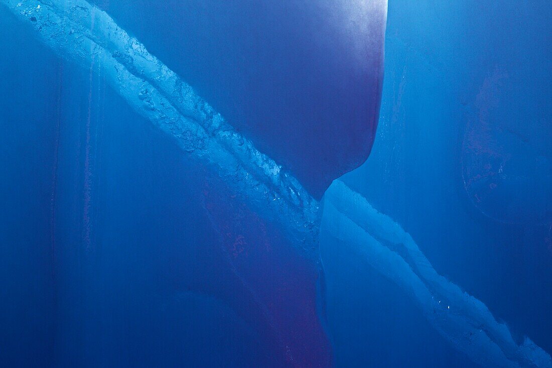 Detail, iceberg, East Greenland, Greenland