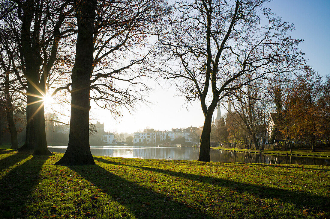 Cityscape, Wallanlagen, Lubeck, Schleswig-Holstein, Germany