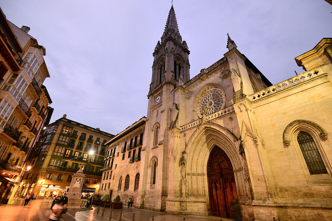 an der Kathedrale, Bilbao, Baskenland, Nord-Spanien, Spanien