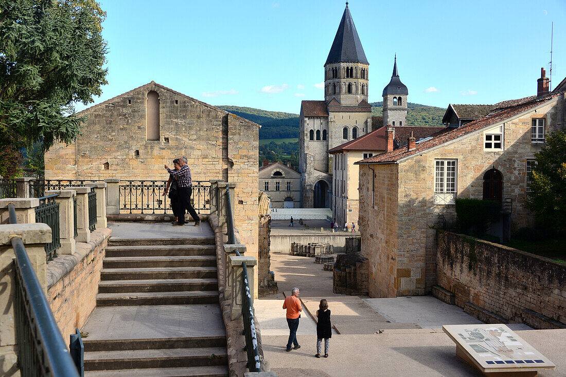 Klosteranlage, Cluny, Saon-et-Loire, Burgund, Frankreich