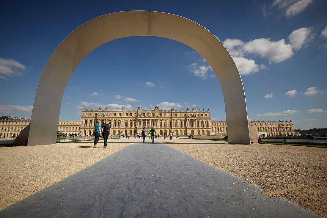 Arch, Palace of Versailles, Versailles near Paris, France