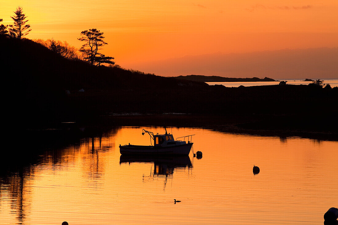 'Sunset at Rosdohan Pier, near Sneem; County Kerry, Ireland'