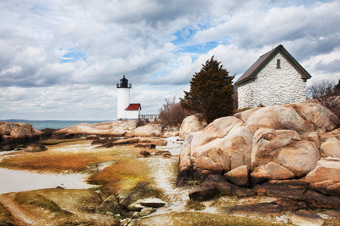 'Annisquam Lighthouse; New England, Massachusetts, United States of America'
