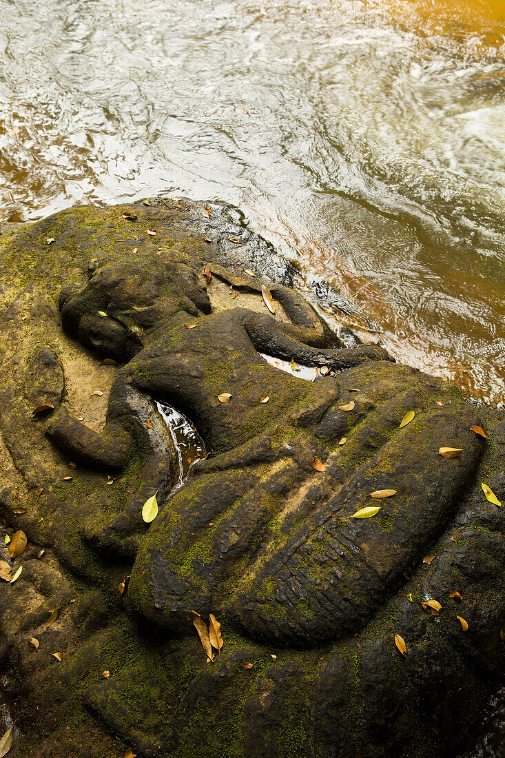 'Kbal Spean (river of thousand lingas), near Angkor Wat; Siem Reap, Cambodia'