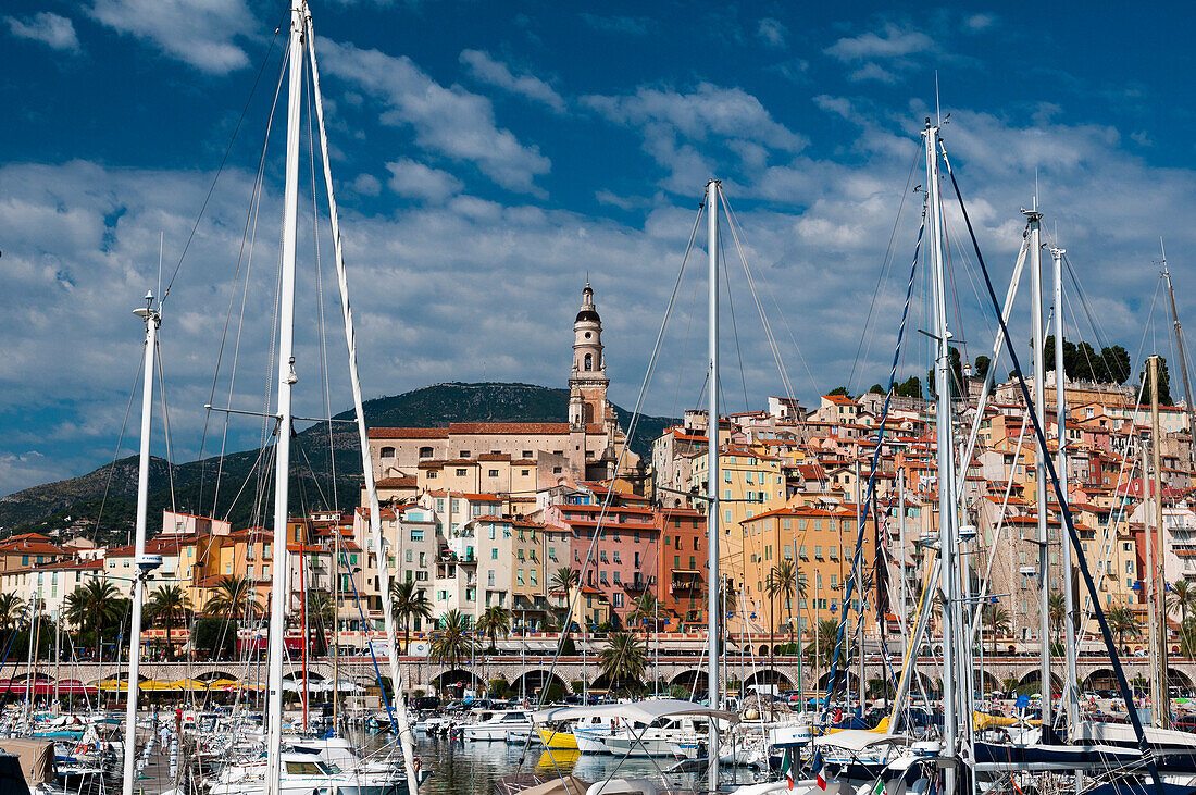 Menton, Provence-Alpes-Cote d'Azur, French Riviera, France, Mediterranean, Europe