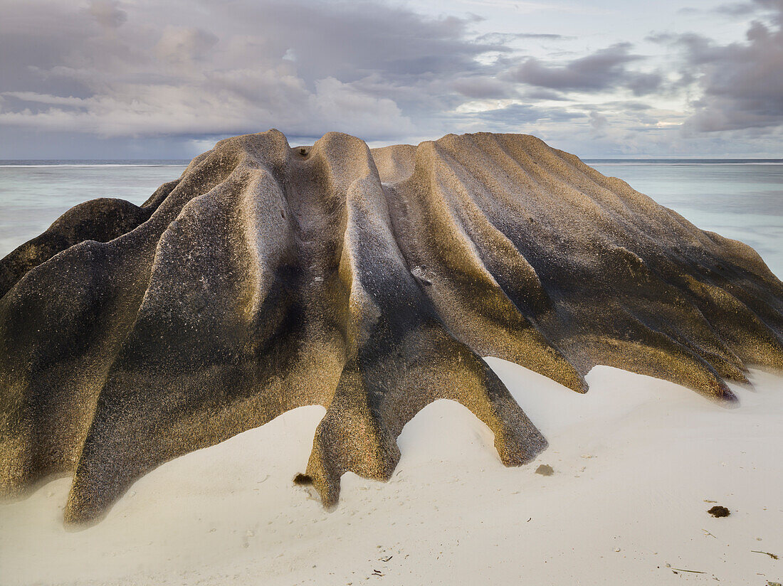 Granite rocks at Anse Source d'Argent, La Digue Island, Seychelles