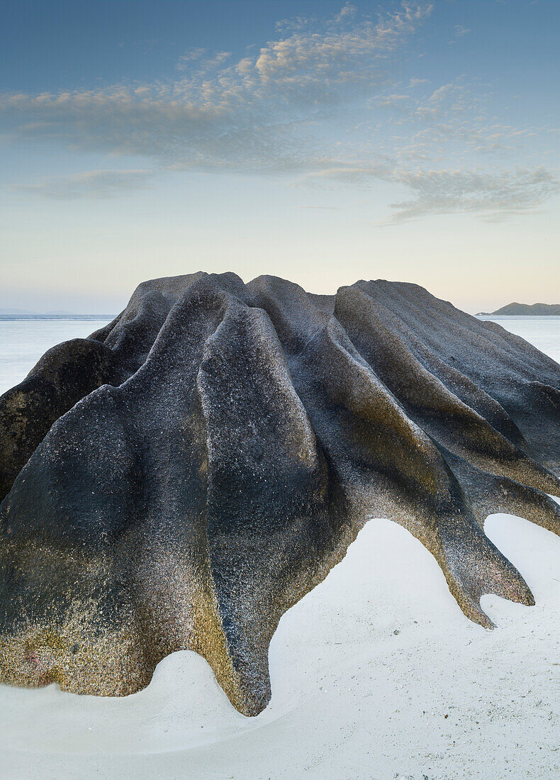 Granite rocks at Anse Source d'Argent, La Digue Island, Seychelles