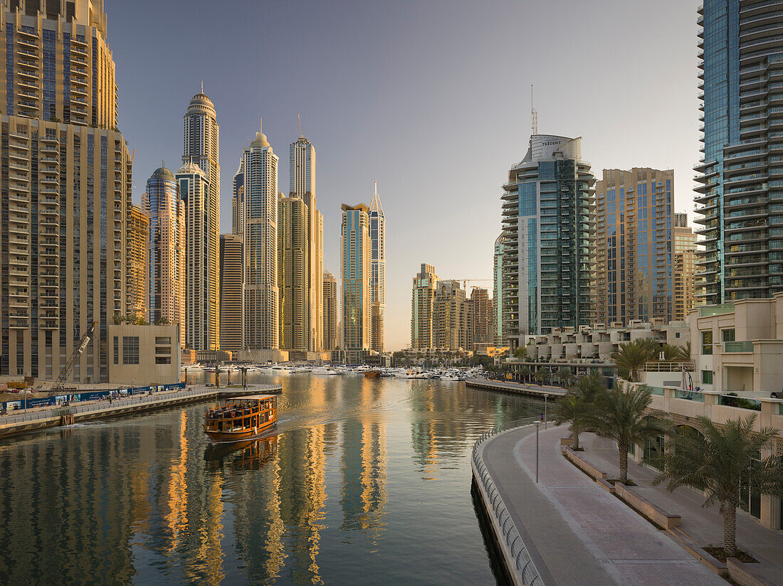 Skyscrapers in Dubai Marina, Dubai, Unites Arab Emirates, UAE