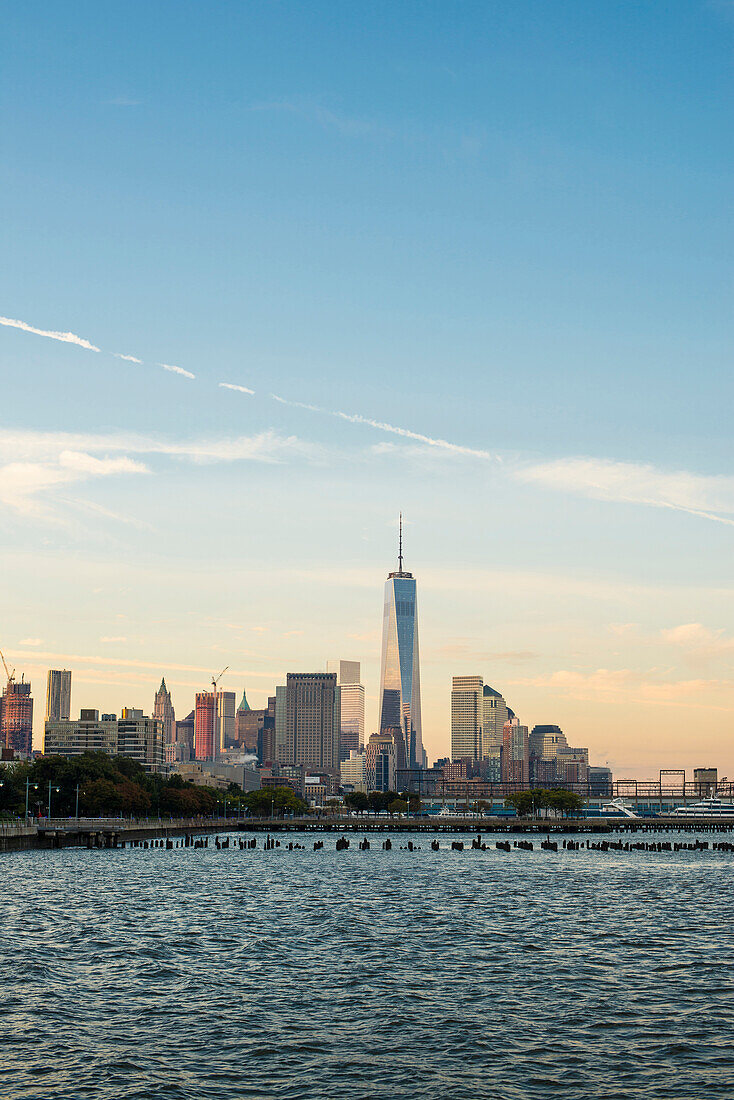 Skyline Downtown Manhattan, Manhattan, New York, USA