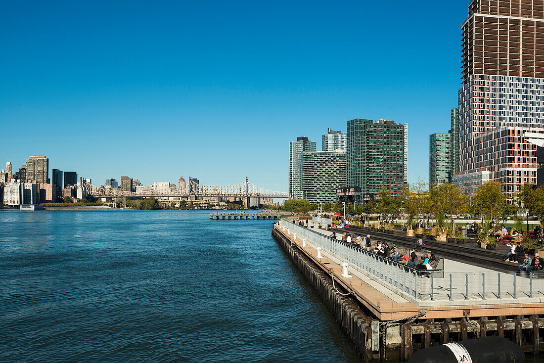 Williamsburg and East River, New York, USA