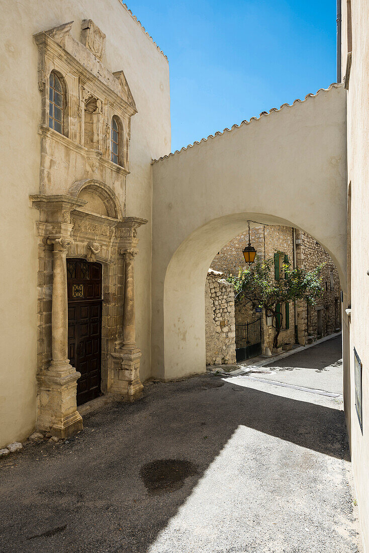 Renaissance portal, Buis-les-Baronnies, Departement Drome, Region Rhones-Alpes, Provence, France