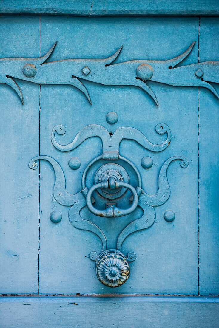 mitelalterliche Tür, Vaison-la-Romaine, Département Vaucluse, Provence-Alpes-Côte d´Azur, Provence, Frankreich