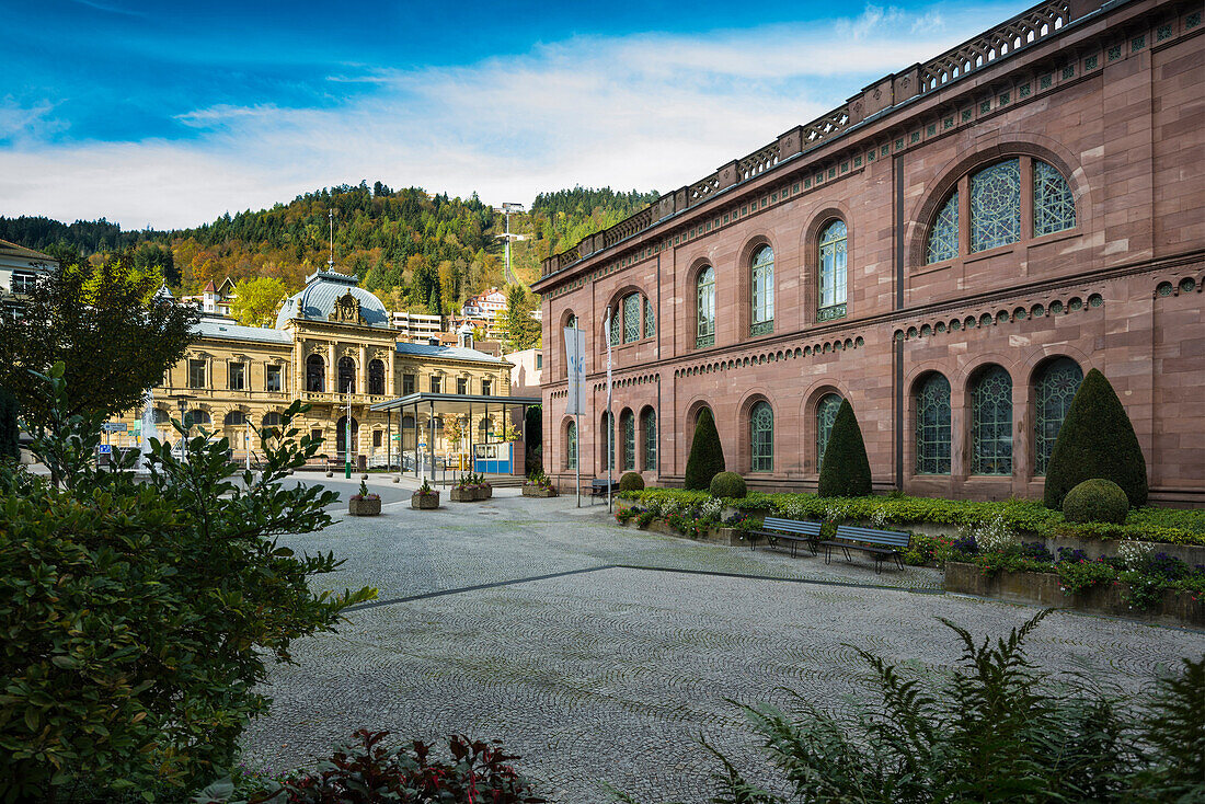 Palais Thermal and Koenig-Karls-Bad, Bad Wildbad, district of Calw, Black Forest, Baden-Wuerttemberg, Germany