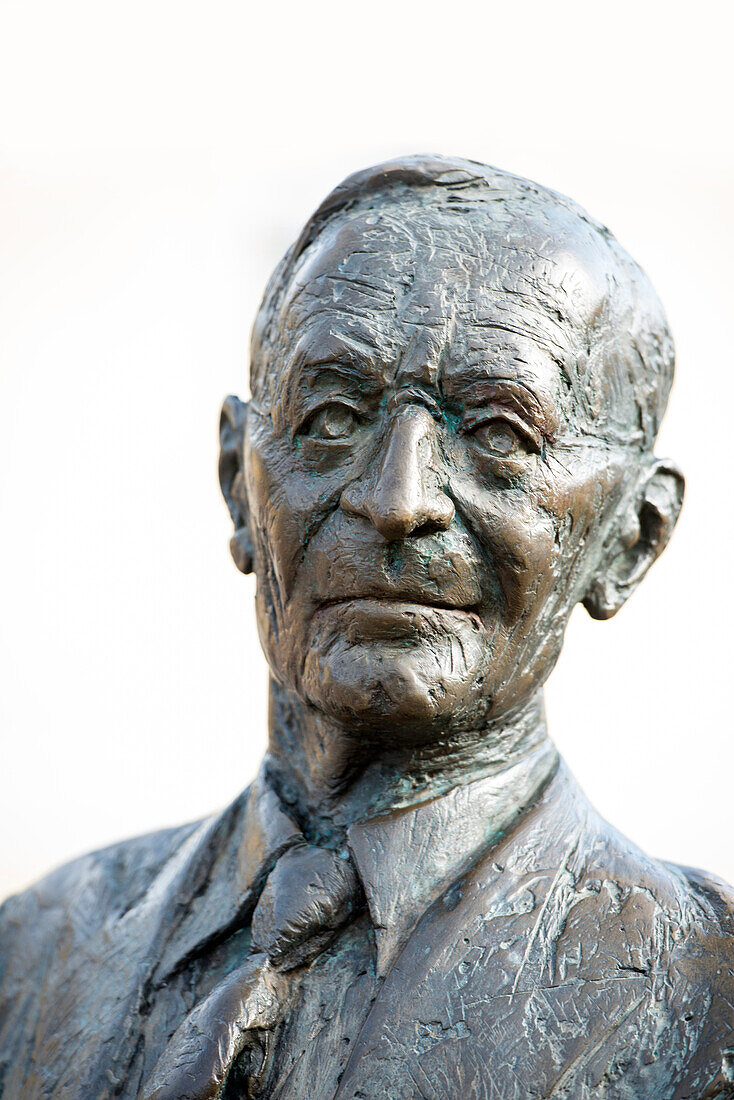 Hermann Hesse sculpture, Calw, Black Forest, Baden-Wuerttemberg, Germany