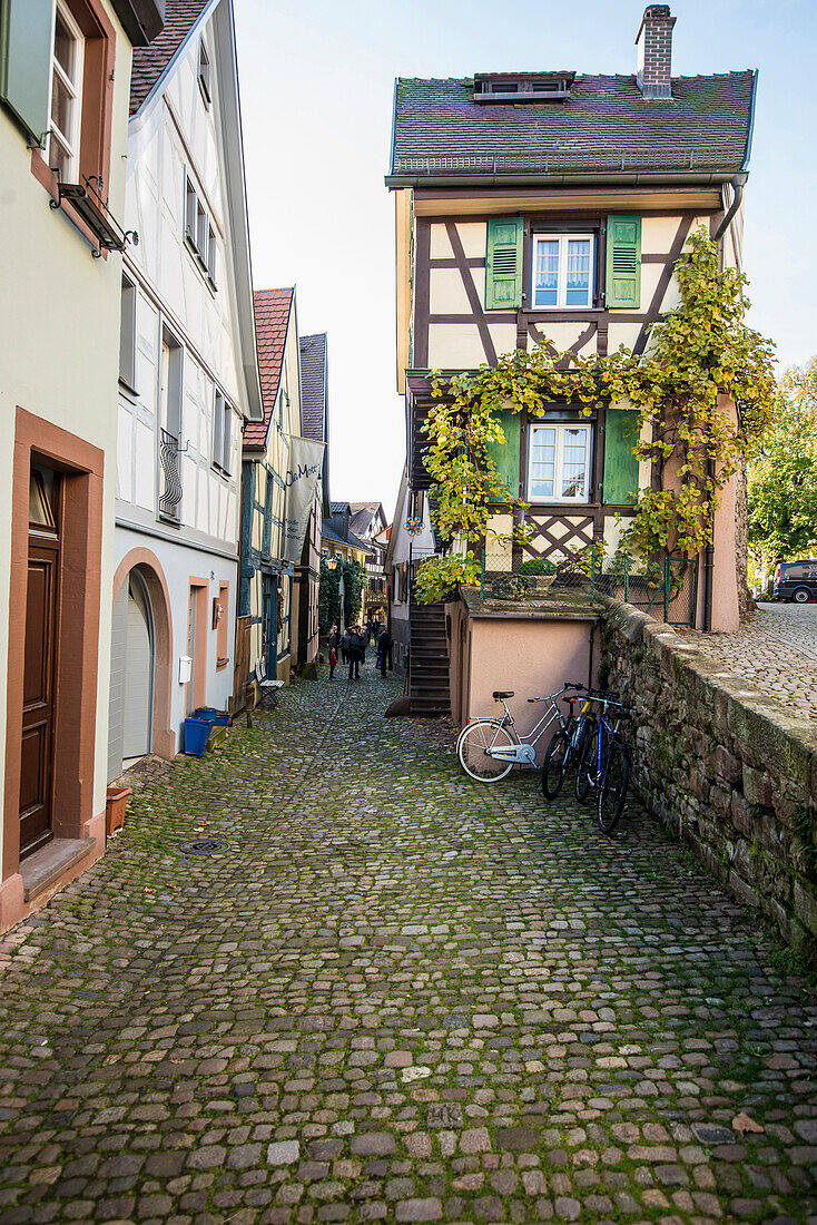 Engel alley in Gengenbach, Black Forest, Baden-Wuertemberg, Germany