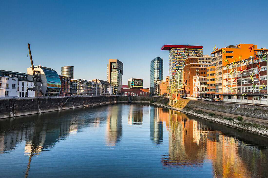 Media harbour, Duesseldorf, North Rhine Westphalia, Germany