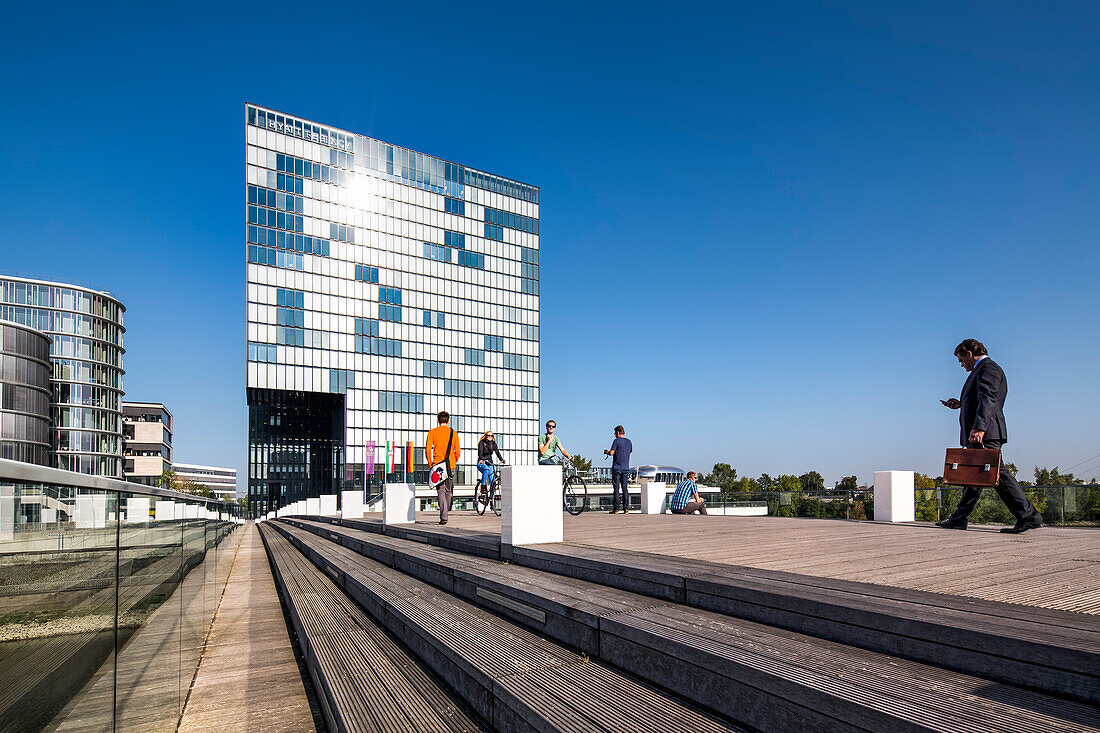 Hyatt Hotel, Medienhafen, Düsseldorf, Nordrhein Westfalen, Deutschland