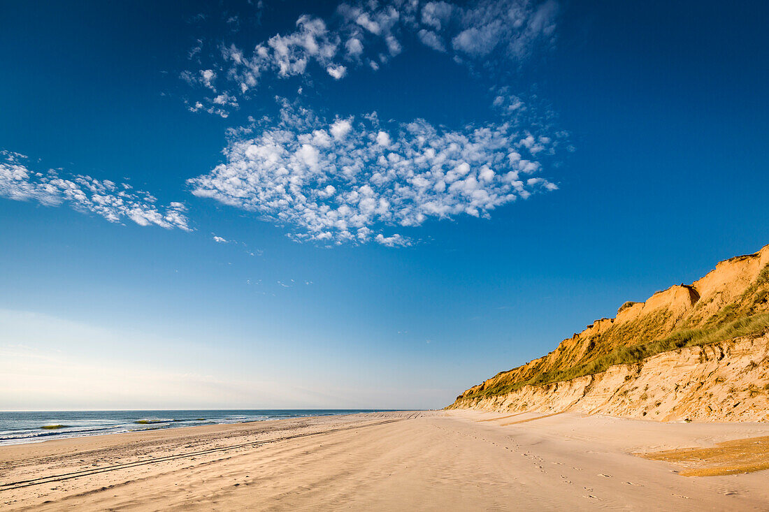 Red cliff, Kampen, Sylt Island, North Frisian Islands, Schleswig-Holstein, Germany