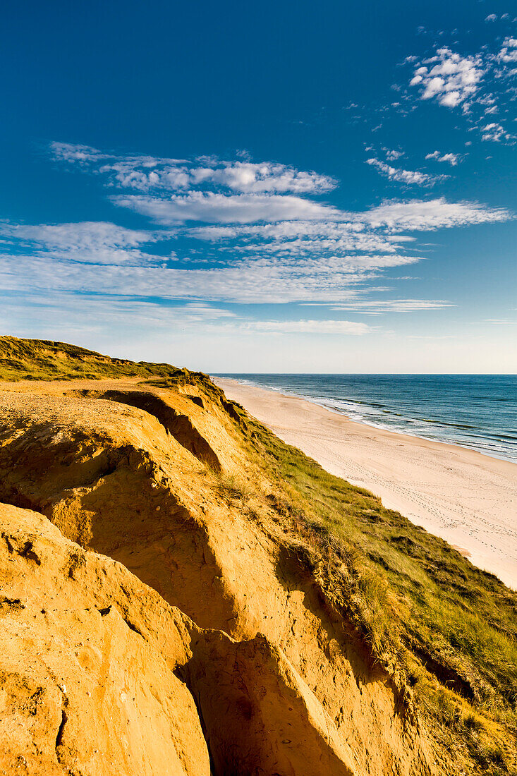 Red cliff, Kampen, Sylt Island, North Frisian Islands, Schleswig-Holstein, Germany