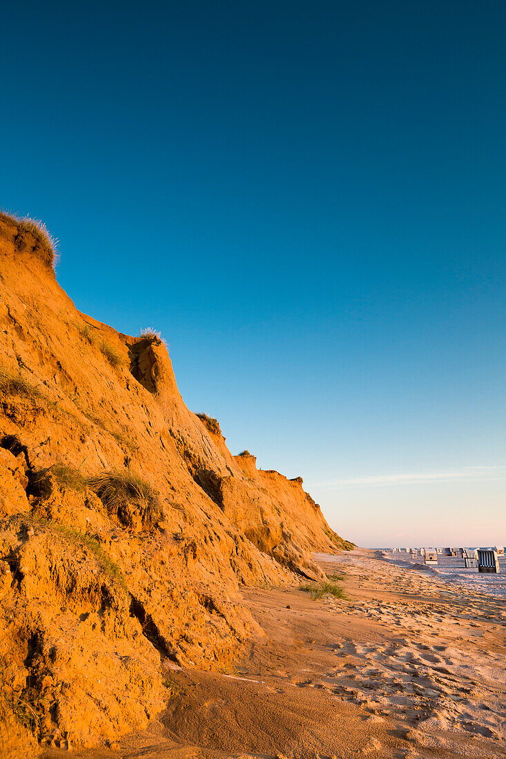 Red cliff, Kampen, Sylt Island, North Frisian Islands, Schleswig-Holstein, Germany