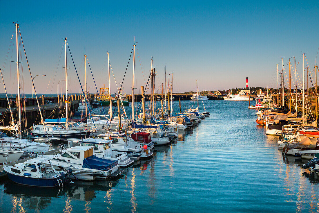 Harbour in Hoernum, Sylt Island, North Frisian Islands, Schleswig-Holstein, Germany