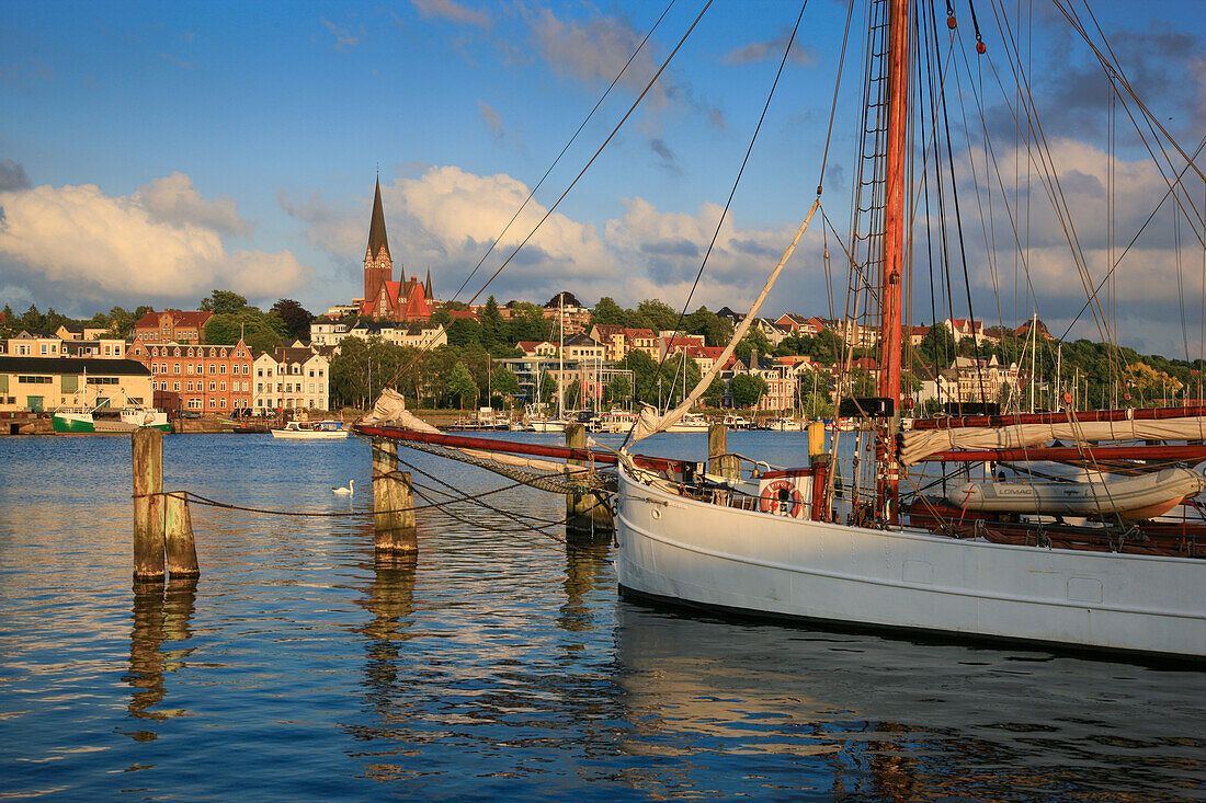 Hafen in Flensburg, Ostseeküste, Schleswig Holstein, Deutschland