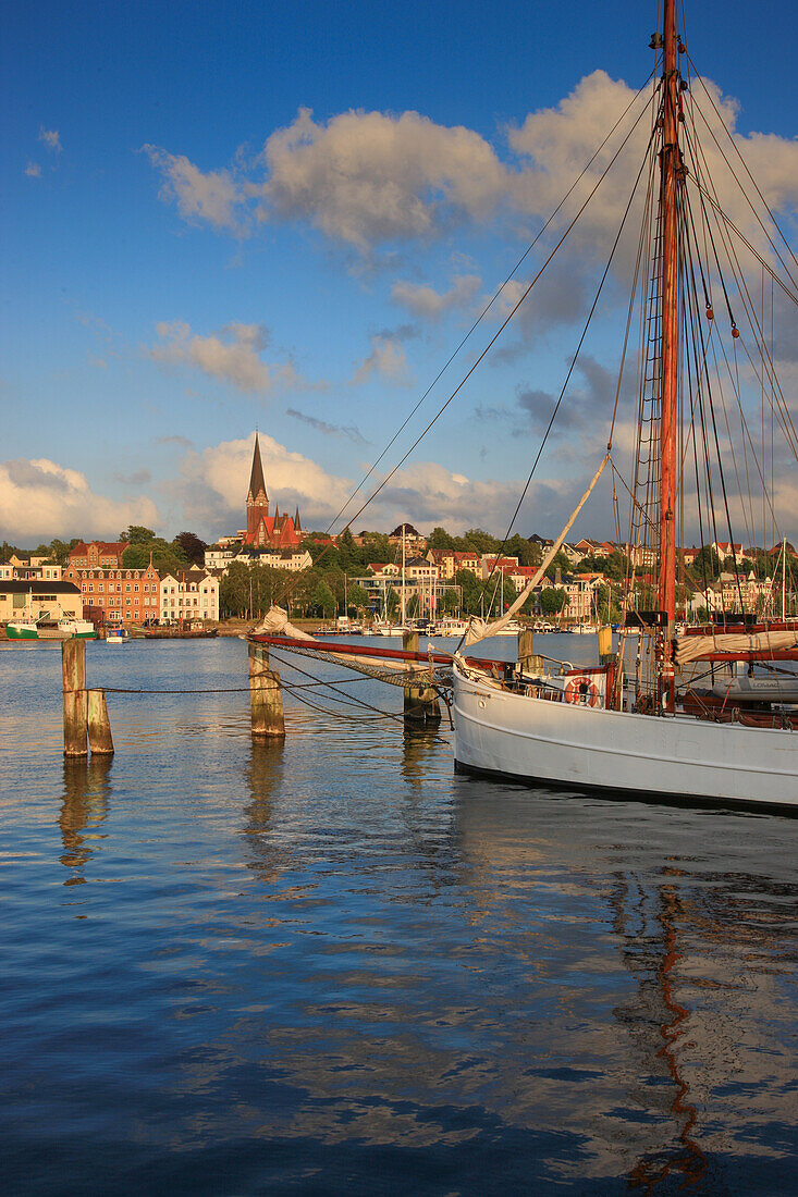 Harbour in Flensburg, Baltic Sea Coast, Schleswig Holstein, Germany