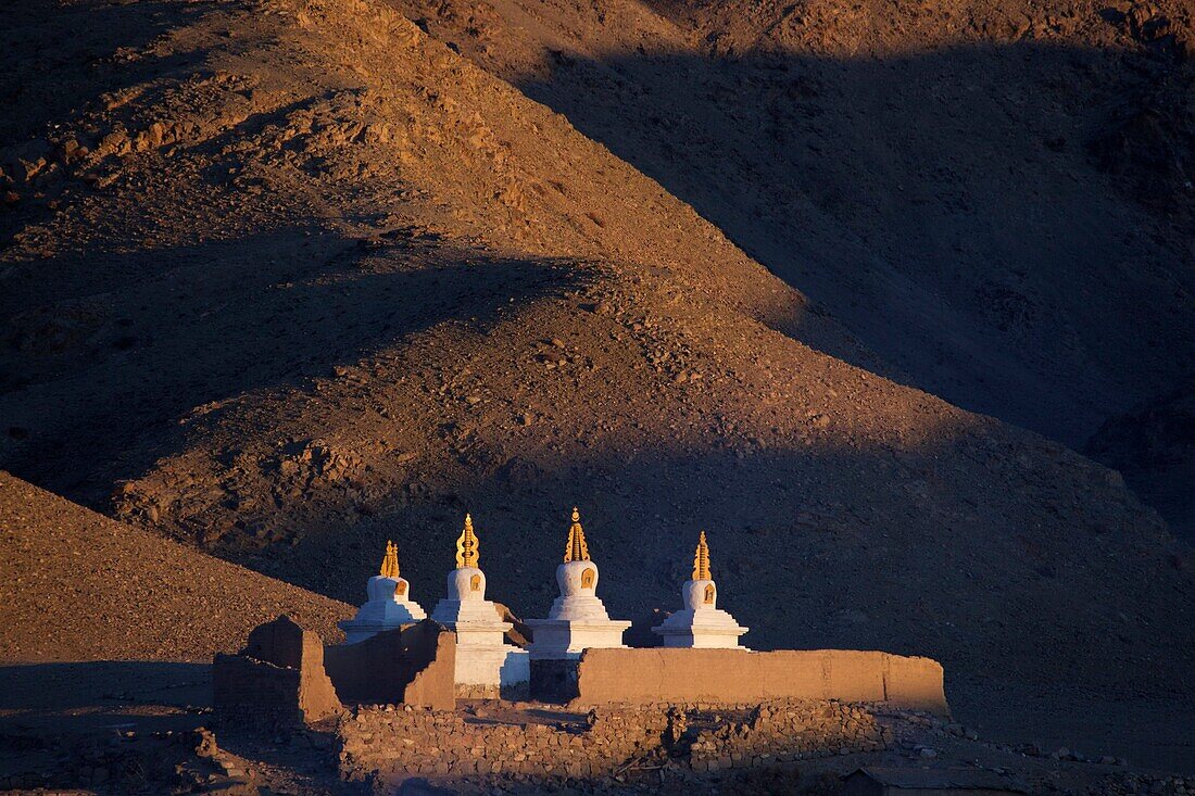 Stupas in the Amarbuyant monastery, Mongolia