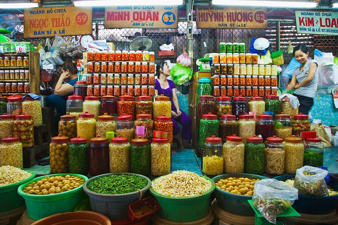 Binh Tay Market Cho lon. Ho Chi Minh City (formerly Saigon). South Vietnam.