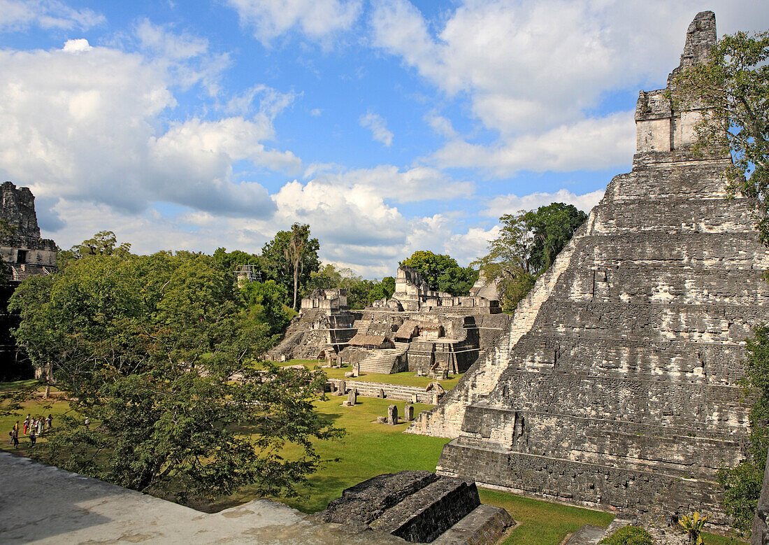 Temple I, Maya ruins of Tikal, near Flores, Guatemala