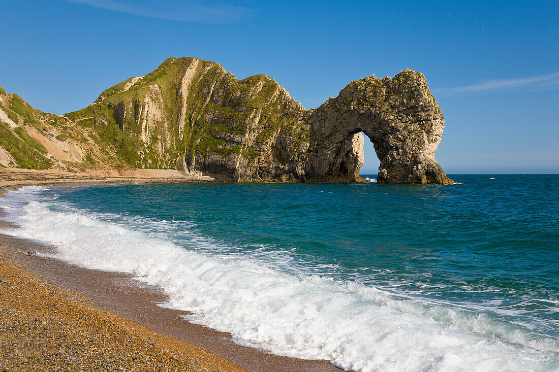 Durdle Door, Lulworth Cove, Jurassic Coast, Dorset, England