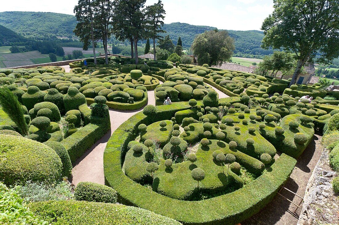 The overhanging gardens of Marqueyssac