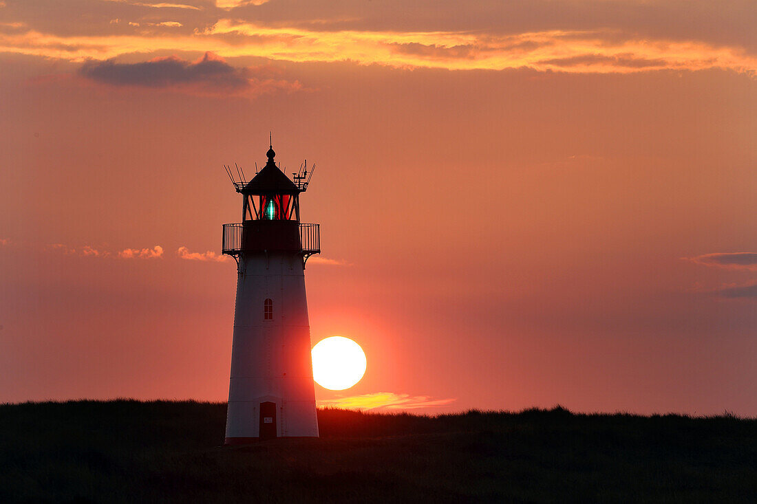 Lighthouse List West, Sylt, North Frisian, Schleswig-Holstein, Germany, Europe.