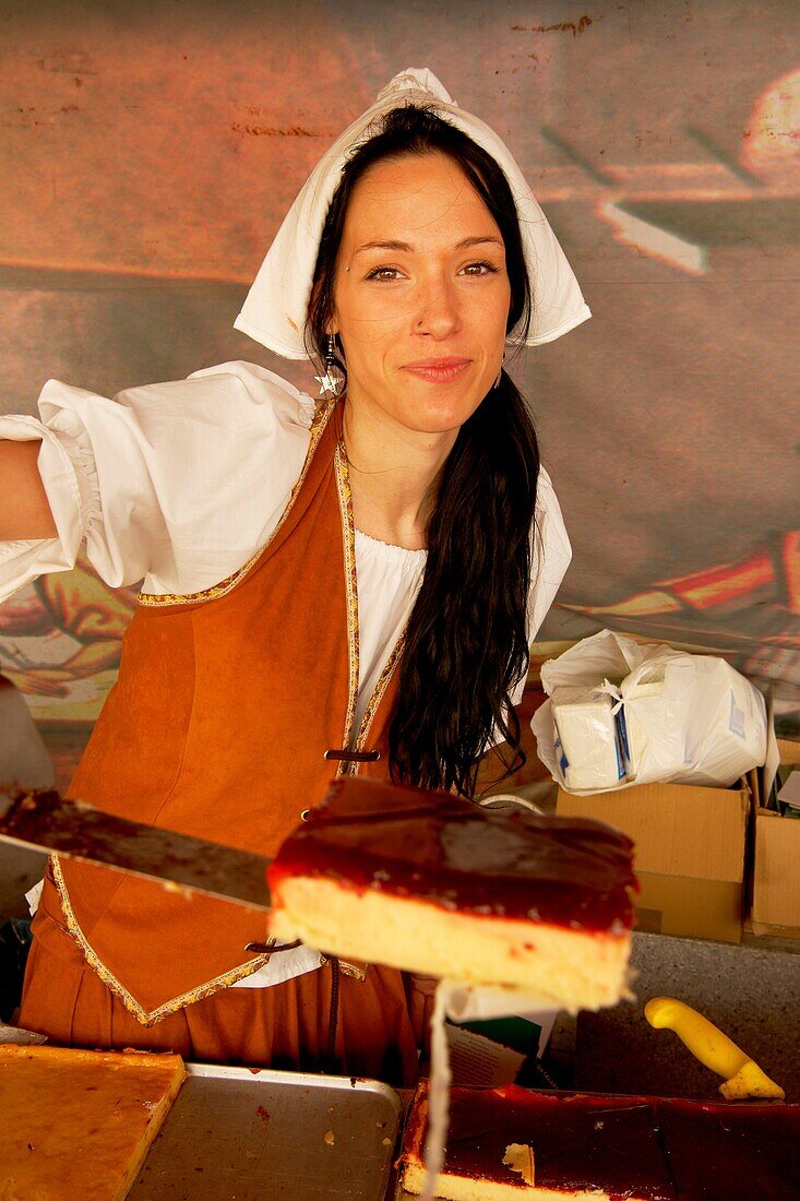 Pastry Dalt Vila Medieval Fair Ibiza Eivissa Baleares Spain