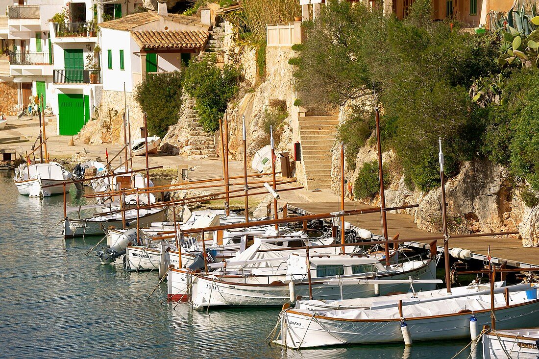 Cala Figuera, Santanyi, Migjorn Mallorca, Balearen, Spanien