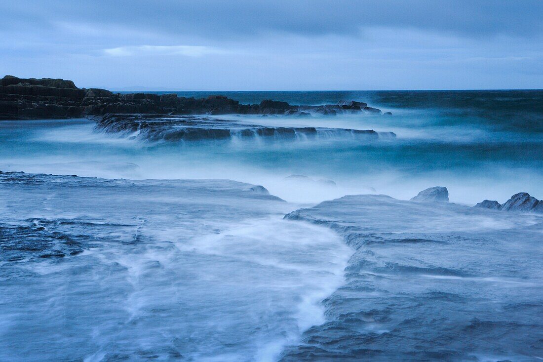 Coastline of North West Scotland.